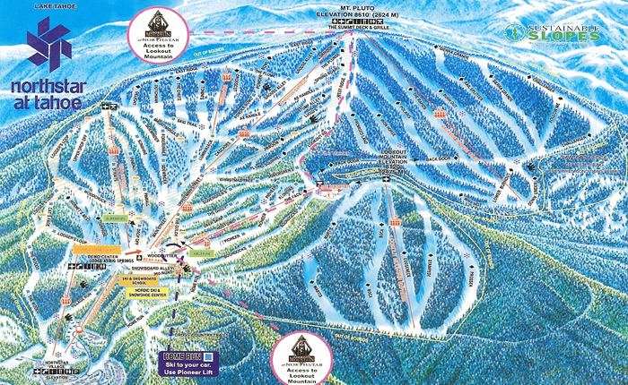 ski in northstar